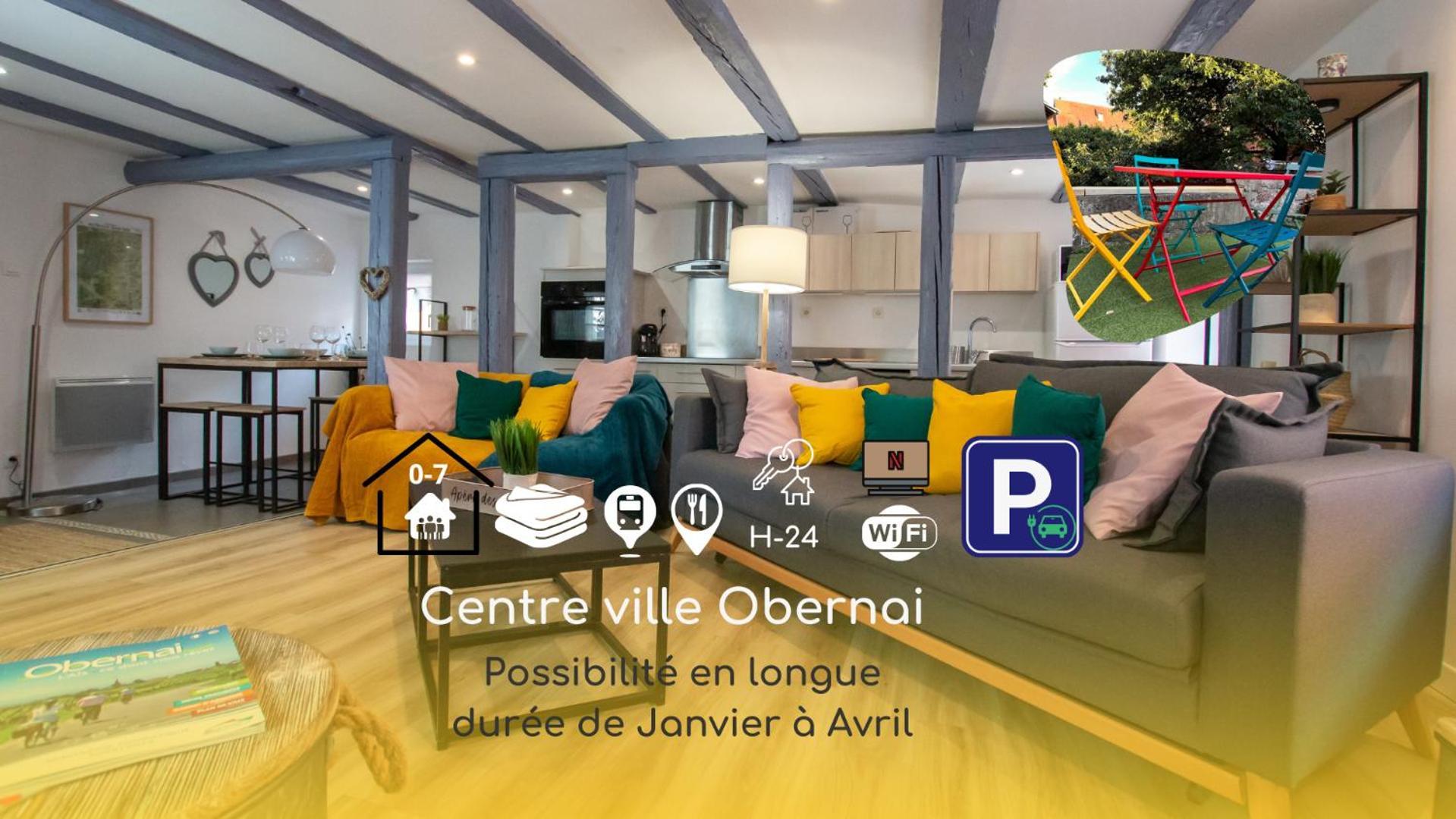 Le Nid Cosy D'Obernai /2Min Centre Ville/Parking Exteriér fotografie